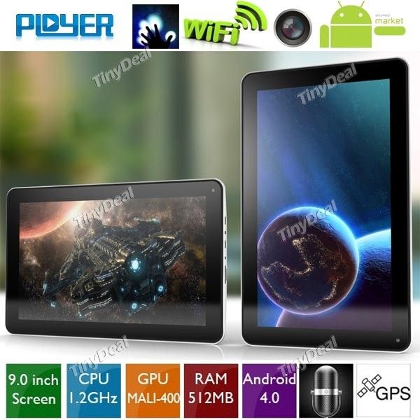 9 "Multi-Touch 8GB Tablet w WiFi Camera (CPU 1.2GHz 512MB de